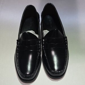 L.L. Bean Men's Black Penny Loafers